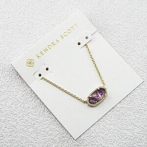 Kendra Scott Purple Crystal Necklace